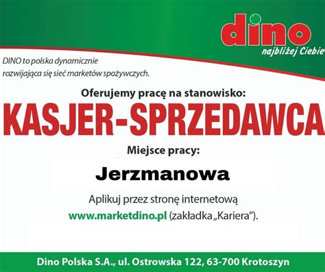 Oferta pracy Sprzedawca 